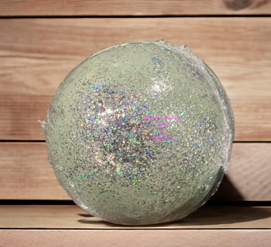 9 in Chakra Bath Bombs made with essential oils and butters. Biodegradable glitter Spa Effect. 