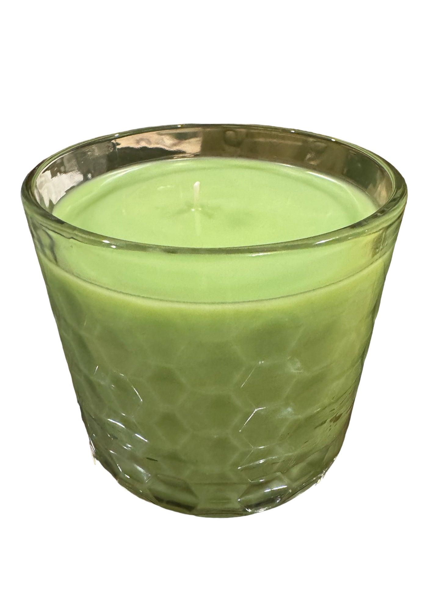 Ocean Tropical 18.2 Ounce Homemade Soy Candle in Beveled Crystal Holder